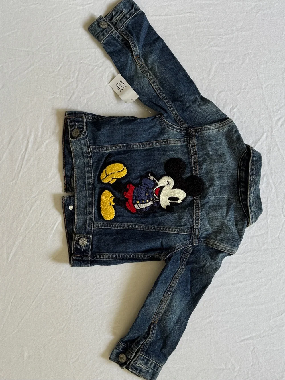 NWT Baby Gap x Disney Denim Jacket, size 2 year toddler